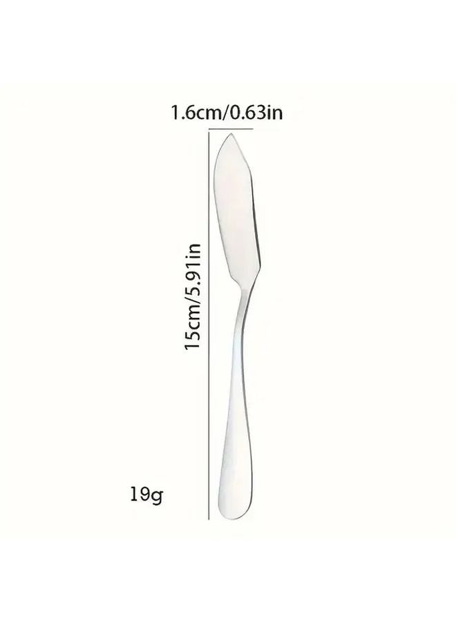 Golden Stainless Steel Butter Knife Set 3PCS Mirror Polished Cheese Spreader Dishwasher Safe - Image 3